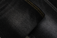 Tessuto denim elasticizzato in spandex di cotone da 11,5 once nero zolfo 170 cm a tutta larghezza