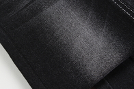 Colore nero tessuto denim ad alta elasticità 11,5 once con rotolo posteriore bianco per jeans uomo