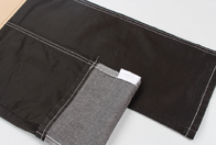 6.8oz rivestimento Spandex denim tessuto per donne nero rivestimento jeans tessuto