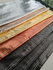 Rivestimento di tessuto di PU denim per donne jeans giacca colore argento colore oro blu colore rosa su misura in Cina