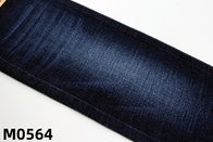 Tessuto di denim stretch in stile cross slub con denim tessuto blu scuro 62/63 in rotolo