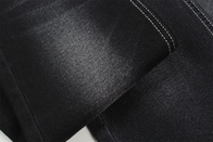 Prezzo economico 10,5 oz poliestere spandex denim nero con elasticità tessuto denim per jeans