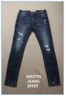 Un tessuto profondo di 373 di GSM 11 Oz Azul Cotton Stretch Slub Denim blue jeans del tessuto