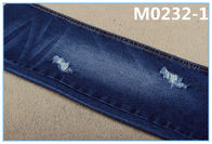 10.8oz 75 materiale dei jeans del tessuto della saia del denim dei jeans degli uomini del poliestere del cotone 25
