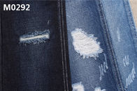 Tessuto del denim di 12 Oz che sanforizza il tessuto dei jeans del cotone del blu di indaco senza allungamento
