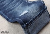blu di indaco del tessuto del denim del poliestere del cotone 13.5oz che sanforizza i jeans