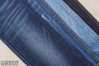 materiale dei jeans del ringrosso del filo di ordito del tessuto del denim dell'elastam del poliestere del cotone 10.5oz
