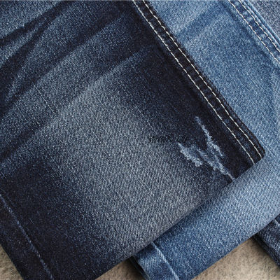 Prezzo buono Elastam leggero del tessuto 98%Cotton 2% del denim dei jeans del filato dell'estremità aperta del ringrosso in linea