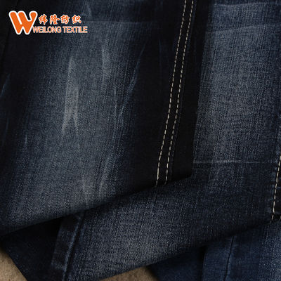 Prezzo buono Materiale del panno dei jeans del tessuto del denim della saia dell'elastam del cotone 2% di 98% in linea