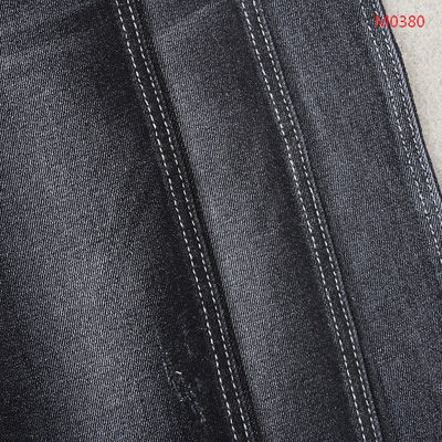Prezzo buono Alto tessuto del denim di allungamento dell'elastam pesante nero del cotone per le donne Jean Pants in linea