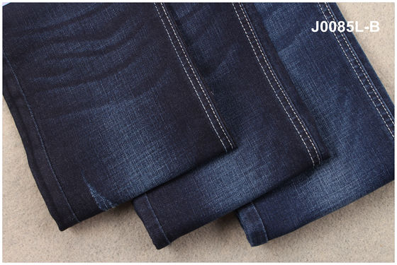 Prezzo buono Tessuto materiale del denim dei jeans leggeri del ringrosso blu scuro in linea