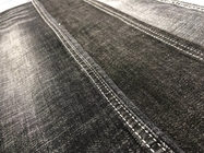 Il nero eccellente stonewashed dello zolfo del tessuto dei jeans di Dualfx T400 Lycra del cotone di allungamento