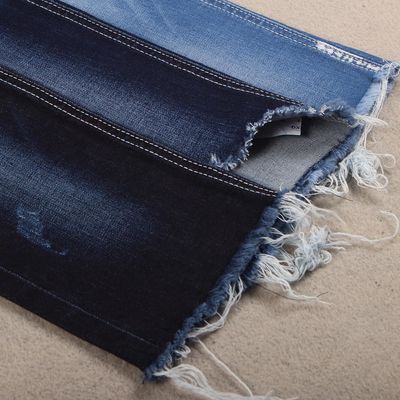 Prezzo buono Colore blu scuro eccellente di sbozzimatura del tessuto del denim di allungamento di Repreve del ringrosso in linea
