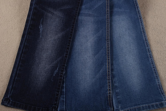 Tessuto 9.6oz 63" del denim della saia dell'elastam del poliestere del cotone larghezza