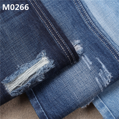 Tessuto del denim del cotone della cimosa 100 per i jeans blu scuro