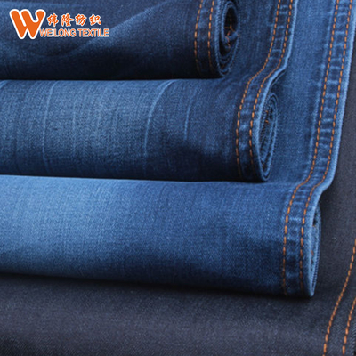 Mercerizzando 56" tessuto del denim di allungamento di larghezza 11.3oz per i pantaloni della donna