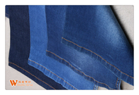 L'indaco ha stampato l'elastam organico del cotone 2% del tessuto 98% del denim per l'indumento