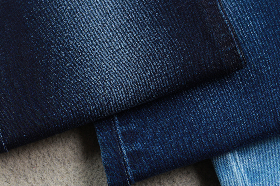 Alto tessuto 10,3 del denim dei jeans di allungamento di Oz per potere 58/59" della donna dell'uomo stile del ringrosso del filo di ordito