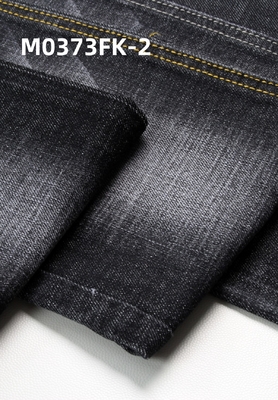 Qualità garantita 10,5 oz Tessuto nero stretch denim per jeans