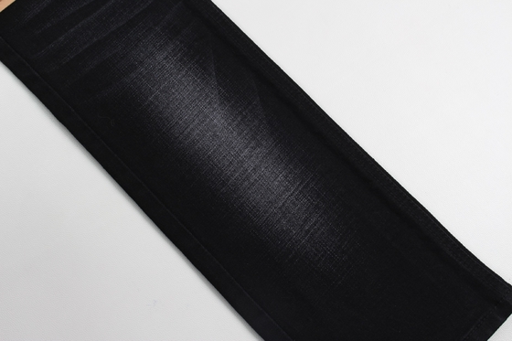 11.9 oz nero e nero retro crosshatch slub denim jeans tessuto