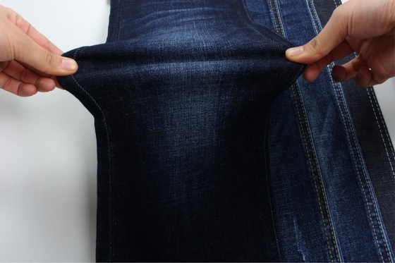 Vendita a caldo e all'ingrosso di tessuto di jeans blu scuro