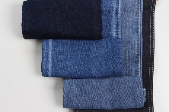 Ingrosso 100% cotone Blu scuro Tissu rigido denim per jeans