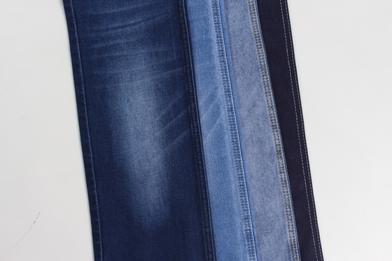 Al dettaglio tessuto denim stretch blu scuro da 10 oz per jeans