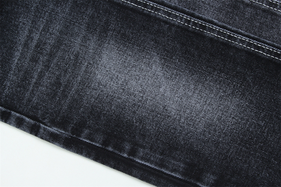 12 oz di tessuto nero denim per uomo jeans o giacca dorso nero per jeans di marca