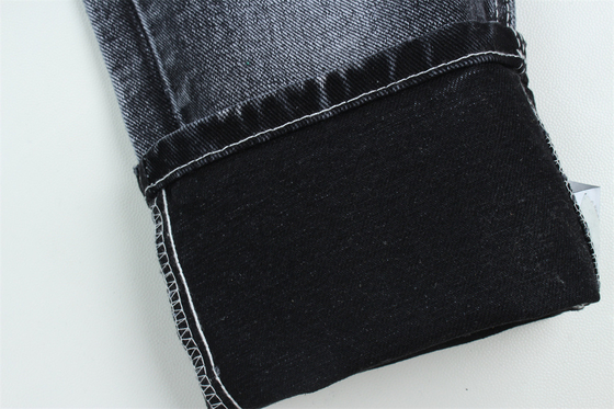 14oz prezzo competitivo tessuto nero denim per uomo jeans o giacca nero retro alta qualità per jeans di marca
