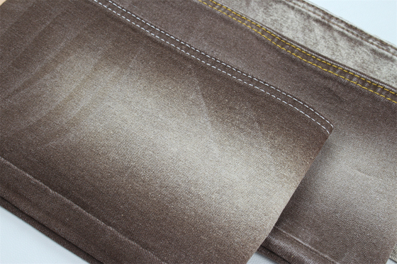 Super marrone Stretch denim tessuto per donne uomo jeans basso stretch prezzo competitivo dalla Cina Foshan City