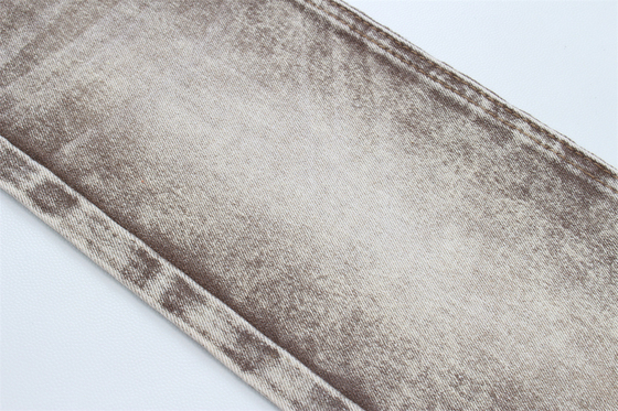 Super marrone Stretch denim tessuto per donne uomo jeans basso stretch prezzo competitivo dalla Cina Foshan City