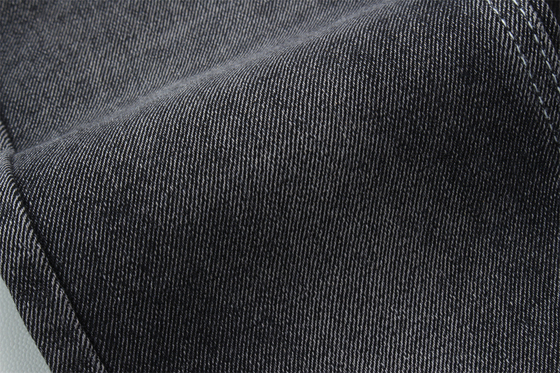 11 oz Tissu di denim a bassa estensione per l'uomo Indossare jeans nero sul retro Prezzo competitivo da Weilong Textile