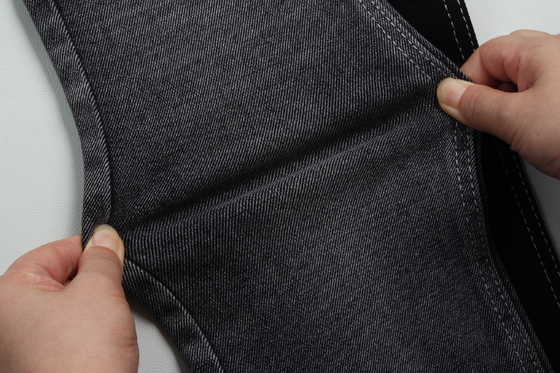 11 oz Tissu di denim a bassa estensione per l'uomo Indossare jeans nero sul retro Prezzo competitivo da Weilong Textile
