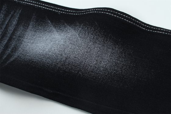 13.5 oz Low Stretch Heavy Denim Fabric For Man Work Indossare jeans nero sul retro