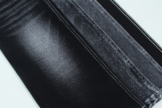 13.5 oz Low Stretch Heavy Denim Fabric For Man Work Indossare jeans nero sul retro