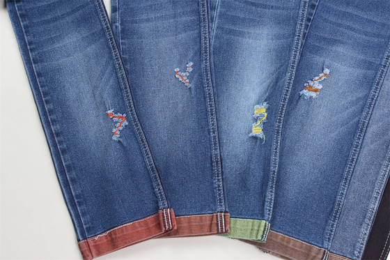 Ingrosso 10 oz Tissu di denim colorato per jeans