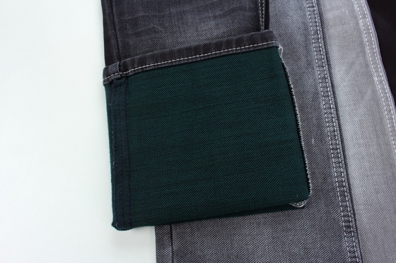11.5 oz nero e colorato doppio strato di stoffa di jeans denim