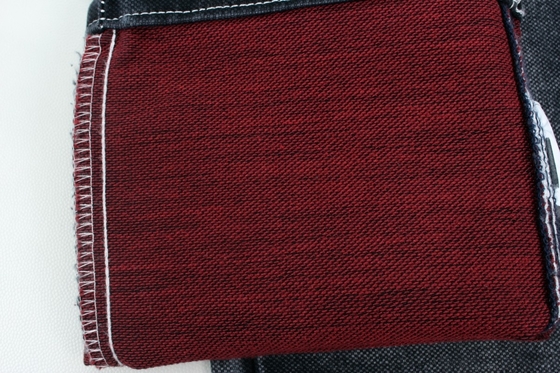 11.5 oz nero e colorato doppio strato di stoffa di jeans denim