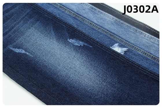 13 oz di tessuto rigido di denim in blu scuro