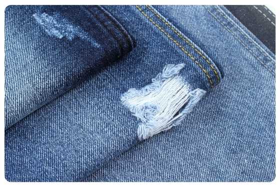 13 oz di tessuto rigido di denim in blu scuro