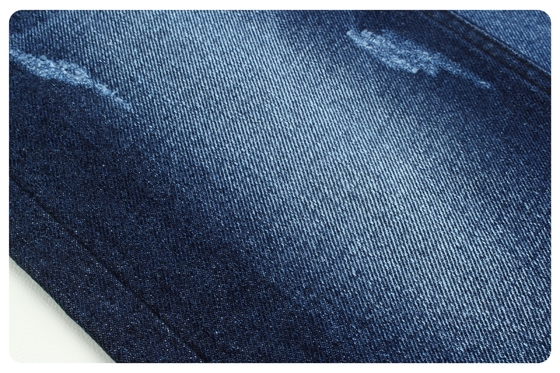 13 oz di tessuto rigido di denim in blu scuro