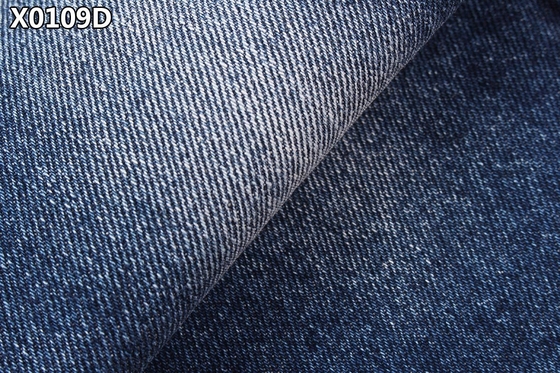 Tissu di cotone pesante vintage denim 14,5 oz tessuto stretto 6 x 6 TWILL fresco cotone estensibile traspirante