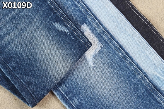 Tissu di cotone pesante vintage denim 14,5 oz tessuto stretto 6 x 6 TWILL fresco cotone estensibile traspirante