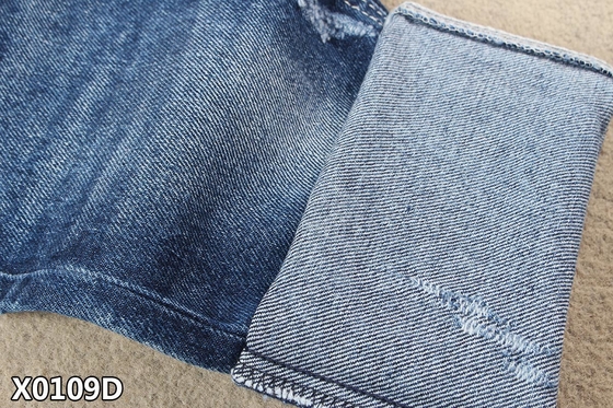 Tissu di cotone pesante vintage denim 14,5 oz tessuto stretto 6 x 6 TWILL fresco cotone estensibile traspirante