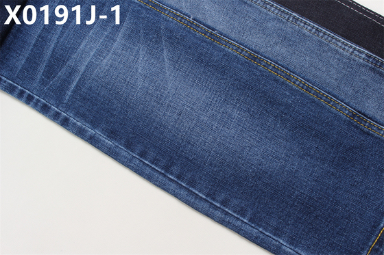 11 Oz Cross Slub Blu scuro Stoffa di denim per uomo Jeans High Stretch India Market Style Stoffa di vendita calda