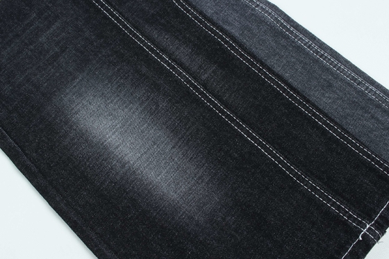 100% cotone crosshatch denim tessuto rigido per lo stile della moda 13oz colore nero vendere caldo al mercato indiano