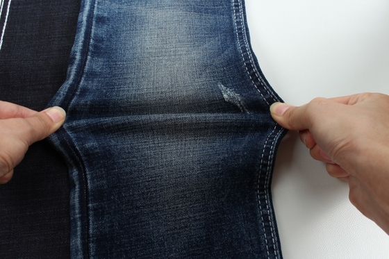 2024 tessuto di jeans di 10,5 oz di crosshatch slub