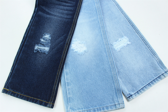 14oz Super Blu Nero Stoffa di denim rigida 100% di cotone fresco di cotone per il marchio stile jeans ragazzo stile amico