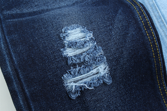 14oz Super Blu Nero Stoffa di denim rigida 100% di cotone fresco di cotone per il marchio stile jeans ragazzo stile amico