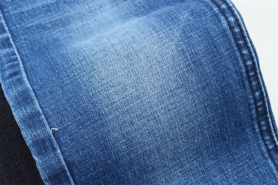 10.8 Una volta di suprema qualità crosshatch slub stretch denim tessuto per uomini jeans